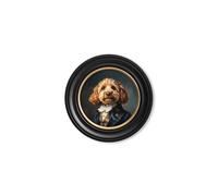 Exceptional Art Sir Barkington - Oxford round frame - 44 x 44cm - Oxford Round