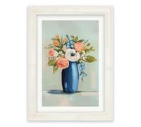 Exceptional Art The Pastel Bouquet Duo - Cream Hurstwood frame - Bouquet 1 - 38 x 50cm (A3) - Cream Hurstwood