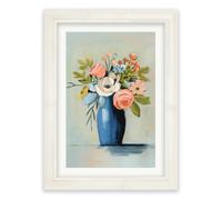 Exceptional Art The Pastel Bouquet Duo - Cream Hurstwood frame - Bouquet 2 - 38 x 50cm (A3) - Cream Hurstwood