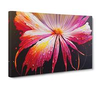 Exceptional Modern Flower Art Canvas Wall Art Print 30x20 Inch