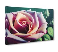 Exceptional Rose Flower Canvas Wall Art Print 30x20 Inch