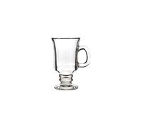 Premier Housewares Irish Coffee Glasses | Exceptionally Crafted Sturdy Latte Glasses | Elegant Curved Rims Of Glass Mugs | Easily Maintained Glass Mugs For Hot Drinks With Handles