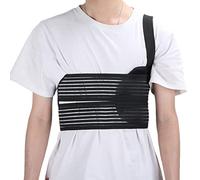 ExceptionBroken Rib Brace, Rib and Chest Binder Belt for Men and Women, Rib Cage Protector Wrap Rib Belt for Sore or Bruised Ribs Support, Broken Sternum, Dislocated Ribs Protection,M