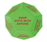 Exchange Dice Game - 12-Sided Holiday Party Dice with Fun Swap Instructions - Festive Family Activity for Adults & Kids - Christmas Party Game for Gift Swap, Secret Santa or Office Part