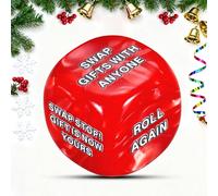 Exchange Dice Santa Swap Stocking Stuffers for Women Men White Elephant Gift for Her Him Christmas Party Favors for Adults Date Night Dice for Couples Valentines Gifts for Wife