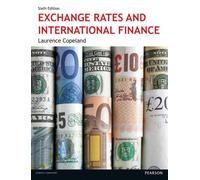 Exchange Rates and International Finance