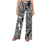 EXCHIC Women's Summer Beach Loose Boho Pants Casual Harem Hippie Trousers (M, Series 2#12)