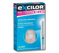 Excilor Easy Nail Fungus Treatment, Active De-Yellowing & Extra Convenient, Clinically Proven Fungal Nail Treatment, With Biotin, Glycerol & Acetic Acid, Pen Format, Immediate Penetration, 4.7ml