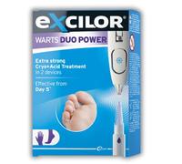 Excilor Wart Remover & Verruca Treatment Freeze Therapy Dual Action Spray for Hands & Plantar Warts, 1 Count