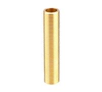 ExcInter 1/2" BSPP 100mm Long Brass Pipe Running Nipple G 1/2 ≈ DN15 ≈ 20mm Male Thread Plumbing Connector 1 Piece