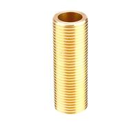ExcInter 1/2" BSPP 60mm Long Brass Pipe Running Nipple G 1/2 ≈ DN15 ≈ 20mm Male Thread Plumbing Connector 1 Piece