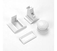 ExcInter 10 PCS Baby Keys Adhesive Magnetic Cupboard Child Safety Catches Locks Proof for Kitchen Cabinets and Magnet Drawers No Tools Screws or Drilling Required