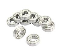 ExcInter 10Pcs ZZ6900 10 * 22 * 6mm Deep Groove Ball Bearings Miniature Sealed High-speed Low-noise High-precision Corrosion Resistant Stainless Steel
