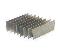 ExcInter 1500 Grit Professional Rectangle Diamond Sharpening Plate Sharpening Stone Knife Sharpening Kitchen Knife Grinding Tools