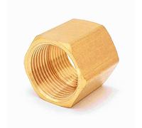 ExcInter Brass 1/8'' to 1/8'' Copper Hose Nut Rod Coupler Connector Adapter Pipe Fitting Hex Coupler Female Thread Straight Coupling BSP