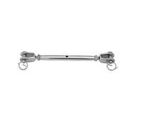 ExcInter M6 Stainless Steel Closed Body Turnbuckle Thread Hardware Rigging turnbuckles Fork and Fork Rigging Screws
