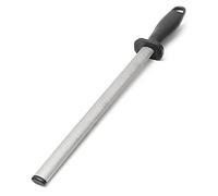 ExcInter Sharpening Steel for Knives,1 Pcs 12 Inch Diamond Sharpener Rod for Home & Pro Use Honing Kitchen Knives