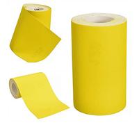 ExcInter Yellow Sandpaper Sanding Roll 115mm 5PCS Set (40-180 Grit) Grit Roll Woodwork Abrasive Tool Sandpaper