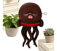 Excitable Dancing - Cute Wobbly Natasha Octopus Doll - Dancing Creeping Wind-up | Suitable For Outdoor, Travel, Vacation, Home, School, Park, Boys And Girls