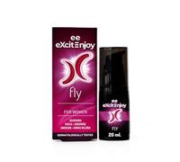 Excite Fly Intimate Gel for Women with hot-Cold Effect and Natural Actives for Sensory Wellbeing - Soft Vegan Texture - 20 ml