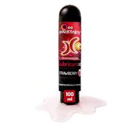 Excite Strawberry Scented Water Based Intimate Lubricant Gel, 100 ml - Moisturising and Gentle for Sensitive Skin, Vegan and Not Tested on Animals