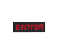 Exciter Speed Metal Band Red Patch Badge Embroidered Iron on Applique Souvenir Accessory