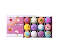 Exciting 12Pcs Themed Bath Ball Gift Set with Fast Dissolving Formulas Perfect for Family Bonding Playful Time Fun Set