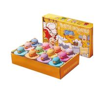 Exciting 12Pcs Themed Bath Ball Gift Set with Fast Dissolving Formulas Perfect for Family Bonding Playful Time Fun Set