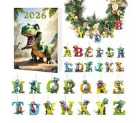 Exciting 24-Day , Colourful Acrylic Letters Figure
