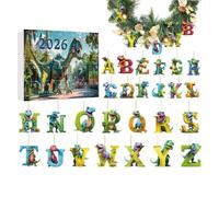 Exciting 24-Day , Colourful Acrylic Letters Figure