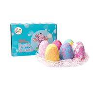 Exciting Dinosaurs Eggs Shower That Melt Into Rainbows Hues and Reveal Miniature Toy for Curious Minds Kids Bathes Device with Toy