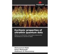 Excitonic properties of ultrathin quantum dots: Effects of confinement, hydrostatic pressure and temperature on excitonic states
