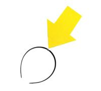 Exclamation Mark Headband - Funny Missing Head Headband, Novelty Hair Accessory, Elastic Head Bopper Hoop Decoration for Sports Party