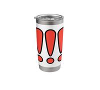 Exclamation Point Mark Punctuation Hyperbole Stainless Steel Insulated Tumbler