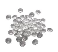 ExcLent 18mm 50pcs Clear K9 Crystal Octagonal Prism Beads for Chandelier