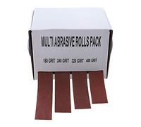 ExcLent 4pcs 25 mm x 6 M Sanding Belt Roll Drawable Emery Cloth Sandpaper Sanding Belts Soft Sandpaper Roll for Wood Turners