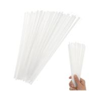 ExcLent 50PCS Plastic Welding Rods Welding Sticks for Plastic Welding ，200mm White PP