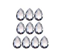 ExcLent Clear Glass Crystal Chandelier Pendant Drops 38mm Pack of 10