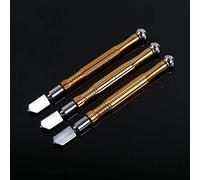 ExcLent Coarse Shaft High Grade Roller Glass Cutter Holding Aluminum Alloy Glass Cutter - Silver