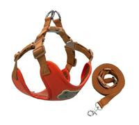 ExcLent Creative Cute Pet Harness Leash Anti-Escape Adjustable Cat Chest Strap Vest No Pull Dog Collar Harness For Small Medium Dog Cat