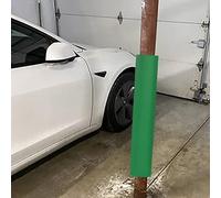 EXCLURA 3ft Universal Short Garage Pole Pad, Basketball Goal Pole Padding Protector, PU + Foam Cover Wrap for Dia 1 2 3 4 5 6 7 8 9 10 in Post(Green,7 in (18 cm))