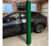 EXCLURA 6 ft Garage Pole Padding Square, Basketball Pole Padding Column Cover, Wrap Foam Basement Pillar Wrap, Universal Playground Post Protector(Green,4x4/10x10cm)