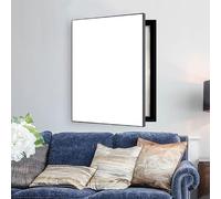 EXCLURA Fuse Box Cover Cabinet Wall Hanging to Cover Electrical Panel, Indoor Fuse Box Cover Decorative Wall, White Circuit Breaker Box Cover, Household Distribution Cover(WXL-60 x 80CM-23.6 x 31.5)