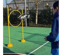 EXCLURA Kid Drone Obstacle Course Gates Kit, FPV Racing Practice Equipment, PVC Support Pole + Obstacle Ring + Base, RC Drone Quadcopter Race Loop Gates(1pc,27 1/2"(70cm))