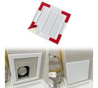 EXCLURA No-Drill Plastic Inspection Door, Self-Adhesive Access Hatch with Removable Cover, Wall Access Panel, Easy Install Plumbing Service Door(200x300mm(7 7/8x11 3/4"))