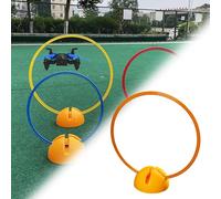 EXCLURA Outdoor Diy Quadcopter Obstacle Course Kit, Rc Planes Drone Racing Game Loop Gate Set, RC FPV Training Hoop for Age 6-12 Kids or Adults(Orange,40cm(15 3/4"))