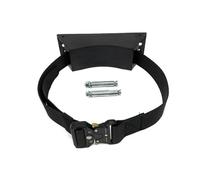 EXCLURA Oxygen Cylinder Rack Oxygen Cylinder Wall Mounted Bracket, Propane Tank Holder with Expansion Screw, ABS Plastic Oxygen Tank Storage Rack, for Rv Water Softener(Black)