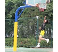 EXCLURA Yellow Basketball Pole Padding Outdoor Round, Self Adhesive Foam Protector Padding for Pillar, Basement Pole Pad Fits 1"- 10" Diameter Post(4ft/122cm,6 in (15 cm))