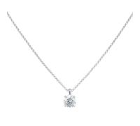 Exclusive 18ct White Gold 0.50cttw Brilliant Cut Solitaire Goldsmiths Signature Diamond Pendant