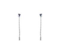 Exclusive 18ct White Gold Sapphire Drop Earrings